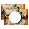 Kunst - Abstract - Aesthetic - Goud Placemat vinyl groot -zzsfeer2_Kitchenyeah-website