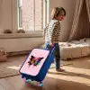 Vlinderverf Kinderkoffer - Blauw klein -sfeer1