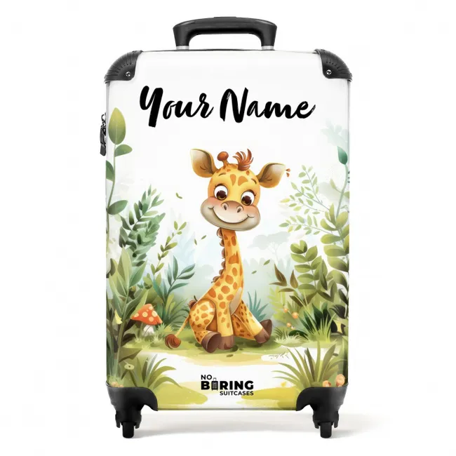 Guusje giraf NBS - Handbagage koffer - Kinderen Unisex middel -productfoto_recht