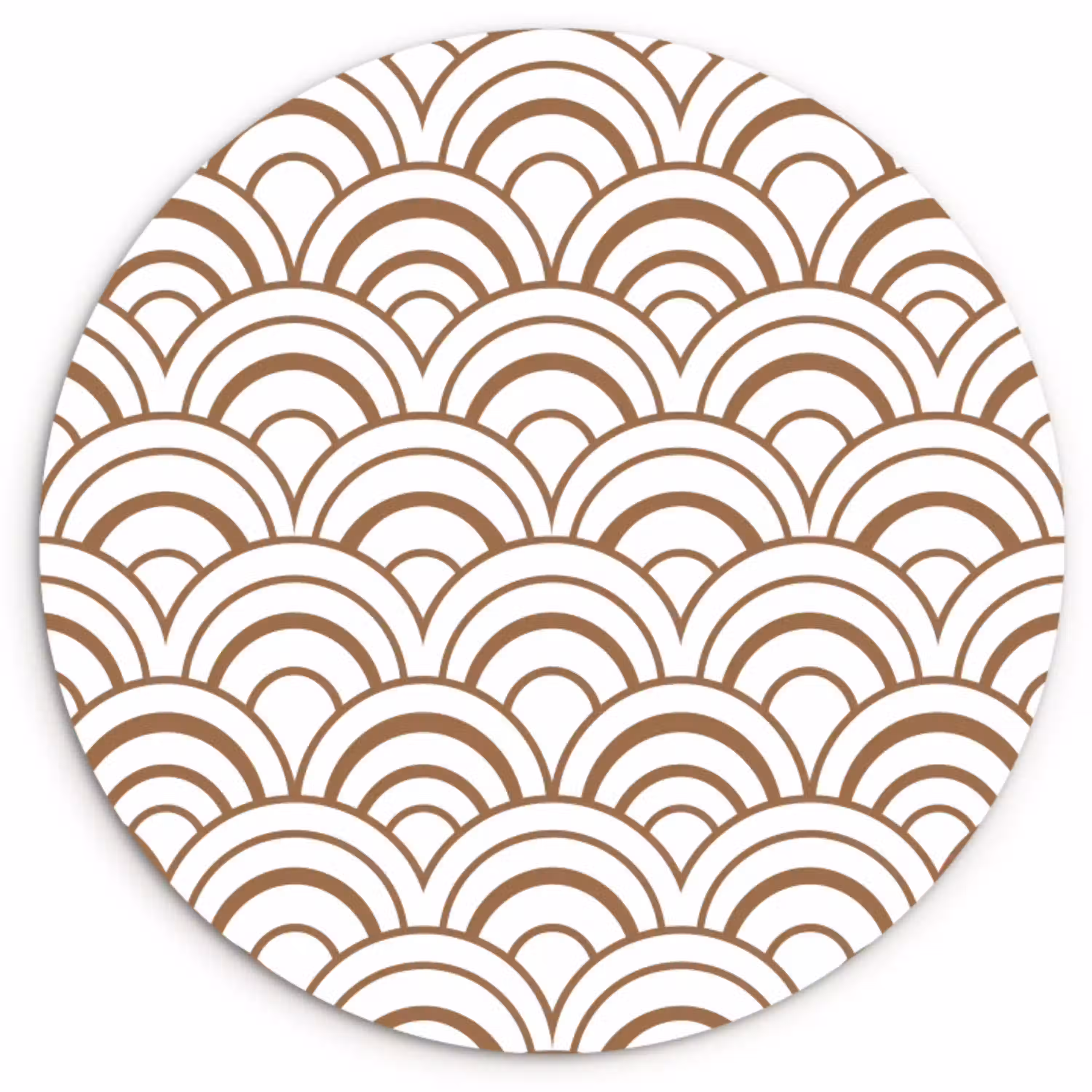 Klassiek - Motief - Terracotta Wandcirkel kunststof plaat 5mm dik klein 188 -3d