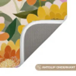 Lelies - Aquarel - Pastel Badmat klein 997 -USP_AntislipNL