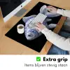 Porselein - Goudvis - Delfts - Blauw Muismat XXL klein -sfeer3