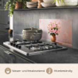 Vaas - Bloemen - Roze keuken achterwand spatscherm klein -usp_DE