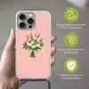 Bloemen - Lint - Kaartje Hoesje iPhone 16 Pro Max met koord klein -sfeer2_NL