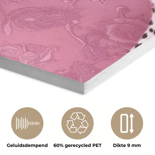 Panter - Luxe - Roze PET vilt klein -closeup_NL