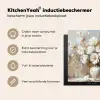 Vaas - Bloemen - Kunst - Goud Inductie beschermer vinyl 3mm middel -sfeer2