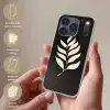 Blad - Wit - Minimalistisch Telefoonhoesje iPhone 17 Pro klein -sfeer3_NL