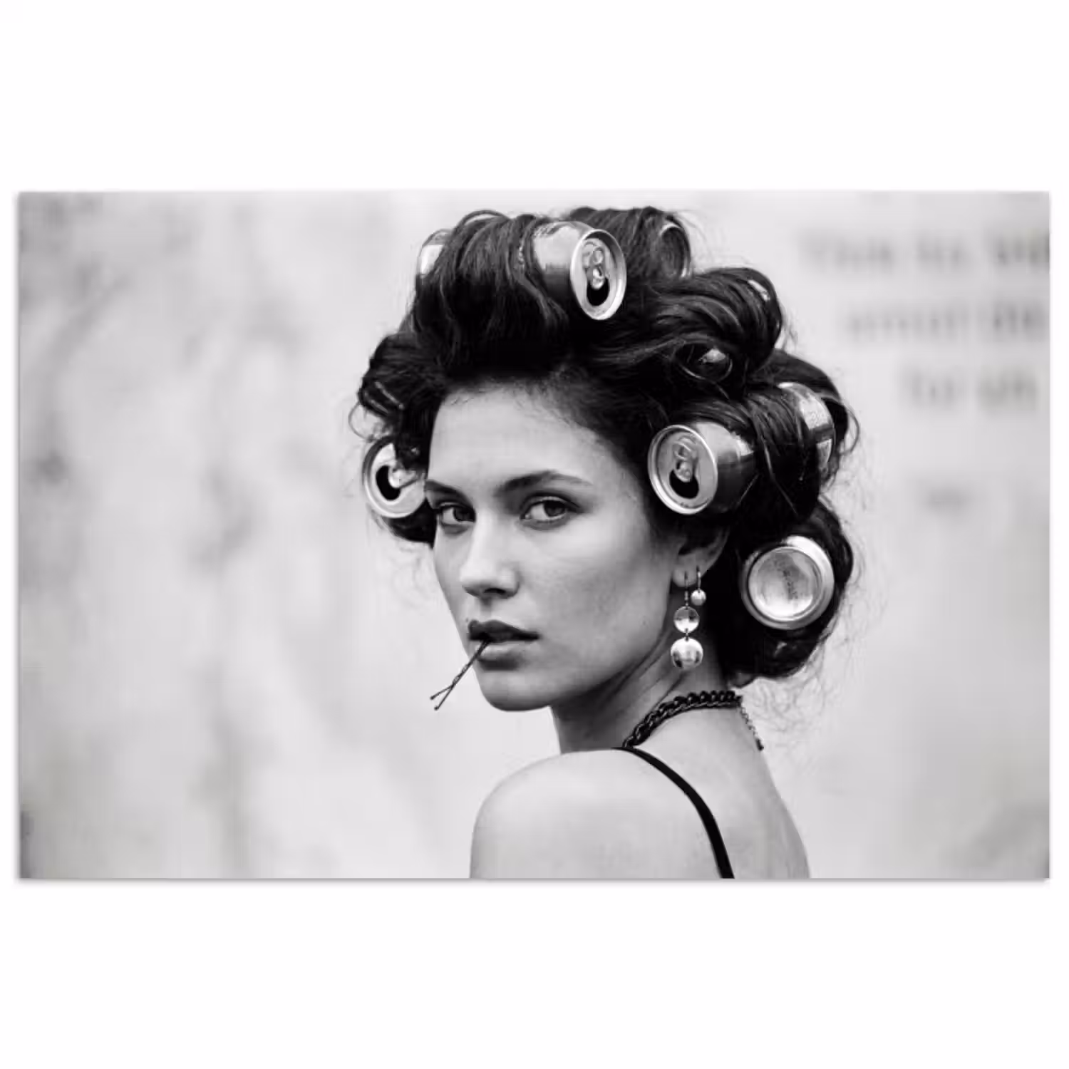 Poster - Edgy - Vrouw - Zwart - Wit