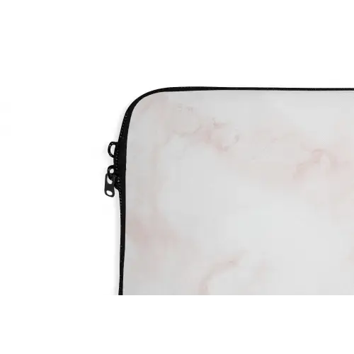 Wolkenstructuur - Roze - Marmer laptophoes neopreen klein 279 -detail