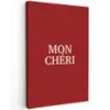 Rood - Frans - Quotes canvas 2cm klein -z3d