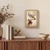 Gewei - Kerst - Rendier - Rood Light Box met kabel (Tafellamp) klein -sfeer2