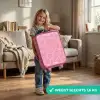 Roze hartjes patroon Kinderkoffer - Roze klein -sfeer2_NL