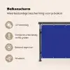 Blauw - Effen kleur - Donkerblauw Balkonbeschermer Duitsland klein 596 -specs_NL