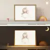 Ballerina - Prinses - Stippen Light Box met batterij (Wandlamp kind) middel -sfeer3_kind