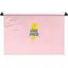 Grl pwr - Bliksem - Roze Wandkleed katoen klein -zz3d