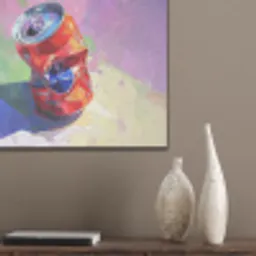 Frisdrank - Blik - Paars PET vilt klein -sfeer6_closeup