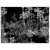 Tropisch - Jungle - Bomen - Bladeren poster papier klein -3d