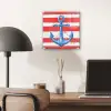 Anker - Verfspatten - Rood - Blauw plexiglas 5mm klein -sfeer6