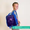 Kosmisch tentakelmonster Kinderrugzak - Blauw middel -sfeer3_NL
