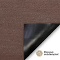 Papaverbol - Droogbloem - Bruin - Minimalistisch Deurmat klein -antislip_FR