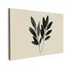 Ovaalvormige bladeren - Diep groen - Symmetrisch canvas 2cm klein -z3d