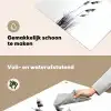 Minimalistisch - Stelen - Wit Inductie beschemer met haakjes klein -ky-schoon-nl