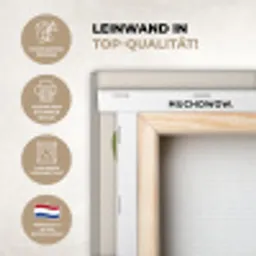 Appels - Groen - Illustratie - Bladeren KitchenYeah - Keuken - Canvas klein -ycloseup