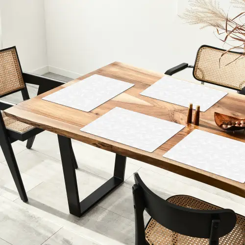 Licht - Kraanvogels - Wit Placemat vinyl groot 368 -zzsfeer4_Kitchenyeah-website