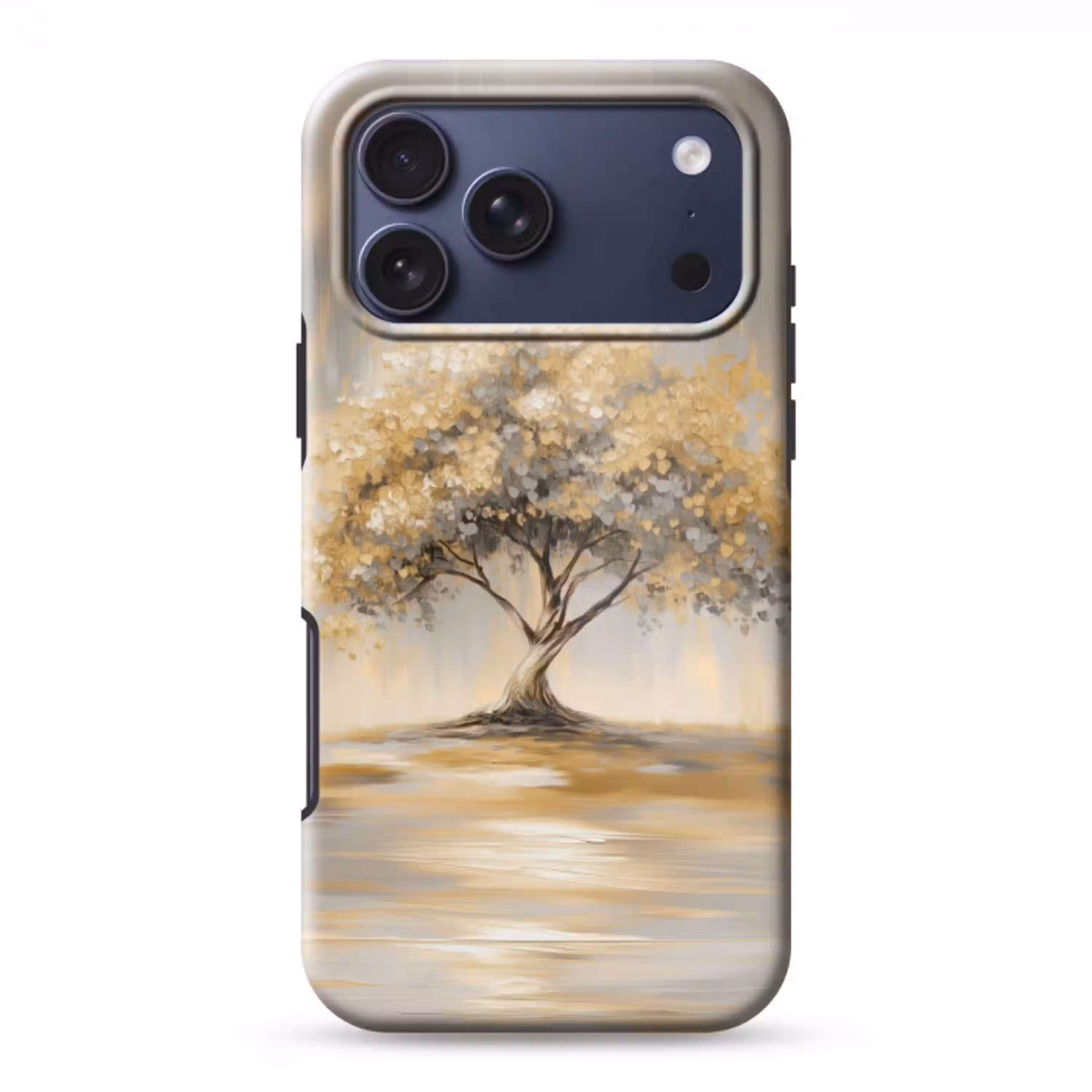 Schilderij - Boom - Abstract - Bladeren Toughcase MagSafe Apple iPhone 17 Pro Max klein -3d