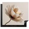 Bloem - Beige - Crème Inductie beschermer vinyl 3mm middel -3d