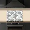 Tijger - Jungle - Patroon - Grijs keuken achterwand spatscherm klein 900 -sfeer1