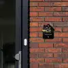 Gouden verfspatten - Klassiek Naambord Huisje klein -sfeer2
