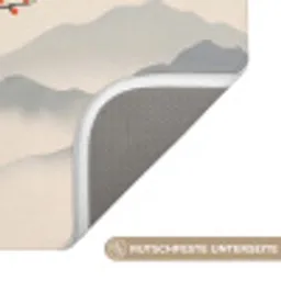 Aziatisch - Bloesem - Rood Badmat klein -USP_AntislipDE