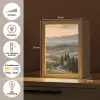 Toscaans - Landschap - Heuvels Light Box met kabel (Tafellamp) klein -USP_NL