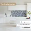 Patroon - Bloem - Grijs - Blauw keuken achterwand 2 middel 871 -sfeer4_NL