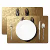 Kreeft - Zwart - Goud - Luxe Placemat vinyl groot -zzsfeer2_Kitchenyeah-website