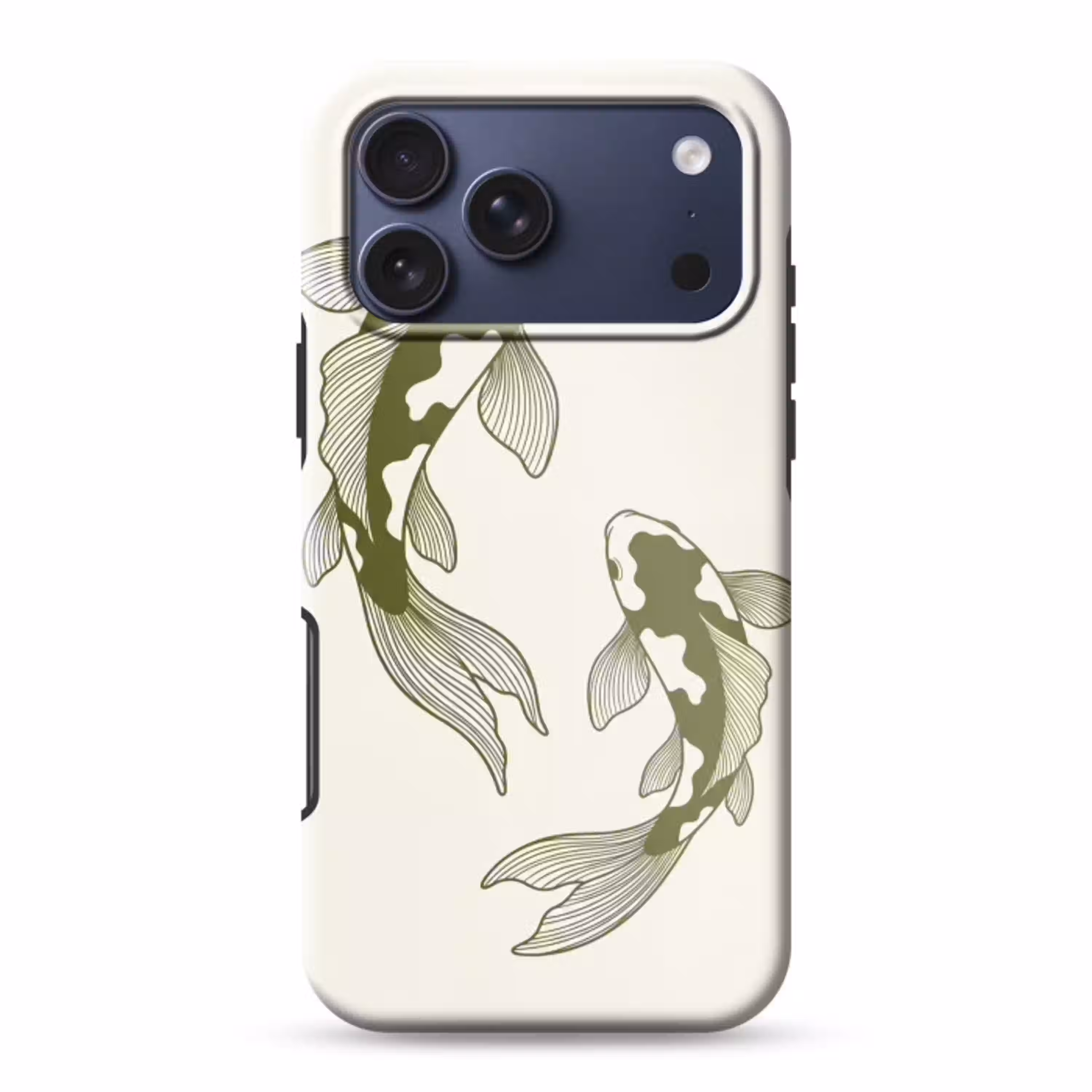 Vis - Zwemmend - Groen - Abstract - Dieren Toughcase MagSafe Apple iPhone 17 Pro Max klein -3d