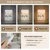 Pasteltinten - Bloemen - Illustratie Light Box met kabel (Tafellamp) klein -USP_lichtkleurNL