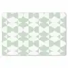 Wit - Groen - Cirkels Placemat vinyl groot 368 -zzsfeer1_Kitchenyeah-website
