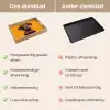 Hond - Oranje - Roos - Valentijn Dienblad Rechthoek middel -USP_VergelijkingNL