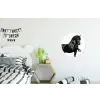 Fries - Hengst - Modern Wandcirkel aluminium klein -kinderkamer