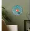 Badeend - Zwemband - Geel Wandcirkel kunststof plaat 5mm dik klein -sfeer3