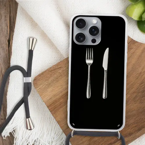 Bestek - Klassiek - Elegant Hoesje iPhone 16 Pro Max met koord klein -sfeer4