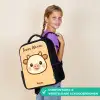 Kawai - Koe - Bruin Rugzak - Zwart middel -sfeer6_NL