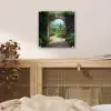 Doorkijk - Landschap - Bloemen - Pad - Uitzicht plexiglas 5mm klein -sfeer4