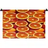 Sinaasappels - Oranje - Gesneden Wandkleed katoen klein 269 -zz3d