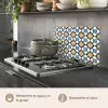 Klassiek - Geometrisch - Blauw keuken achterwand spatscherm klein 900 -usp_ES
