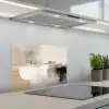 Abstract - Kunst - Grijs keuken achterwand spatscherm klein -3d_schuin