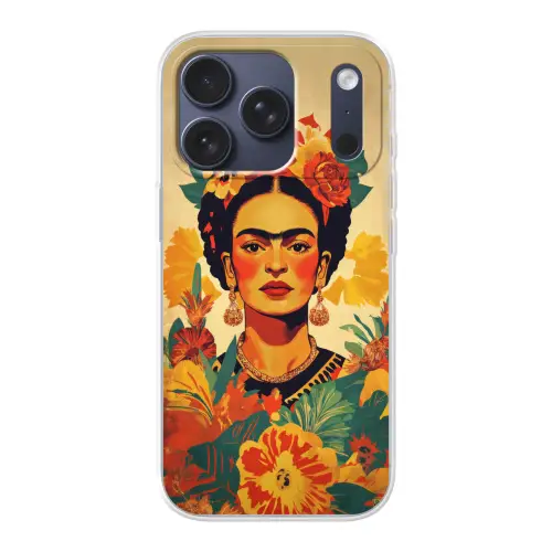 Vrouwelijk - Bloemen - Sieraden Telefoonhoesje iPhone 17 Pro klein -3d