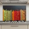 Specerijen - Kruiden - Banen - Regenboog keuken achterwand spatscherm klein -3d_website